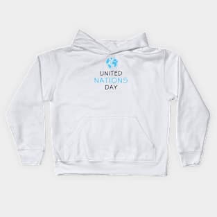 United Nations Day Kids Hoodie